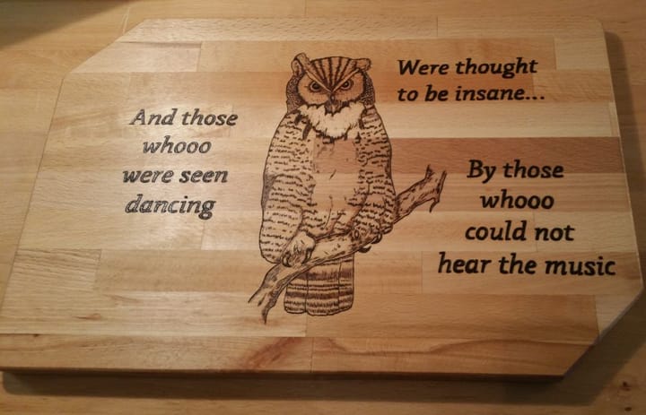 Wise Owl Cutting Board