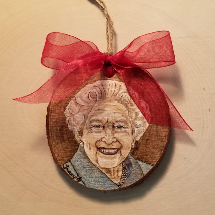 Queen Elizabeth Tribute Ornament