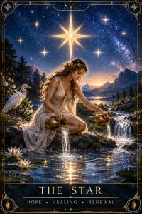 The Star tarot card